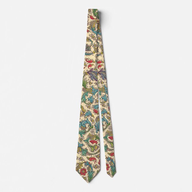 Italian Florentine Flourishes Neck Tie (Front)