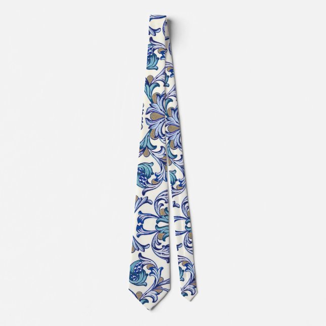 Italian Florentine Flourishes Neck Tie (Front)