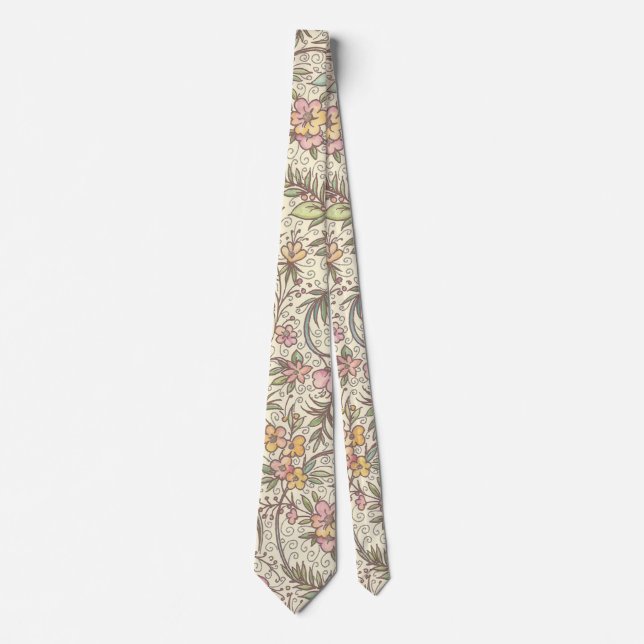 Italian Florentine Flourishes Neck Tie (Front)