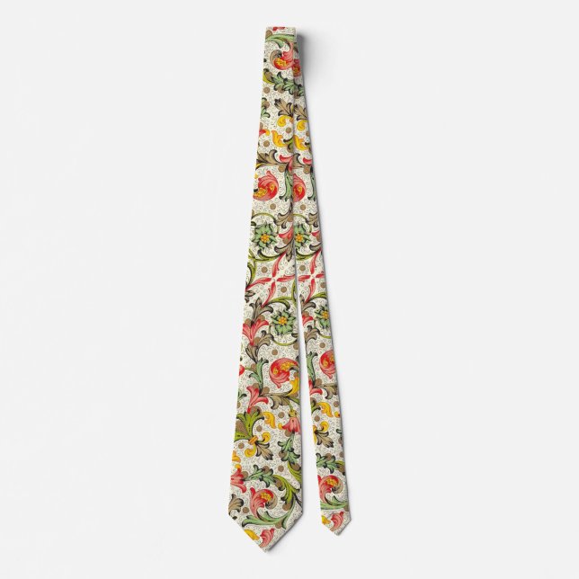 Italian Florentine Flourishes Neck Tie (Front)
