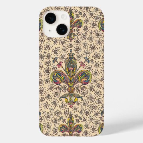 Italian Florentine Flourishes Pattern Case_Mate iPhone 14 Case