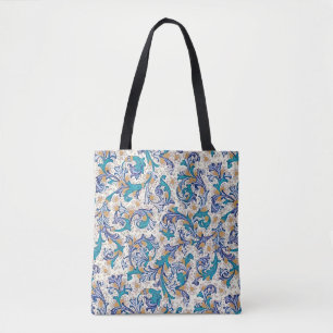 Italian Florentine Flourishes Pattern Tote Bag