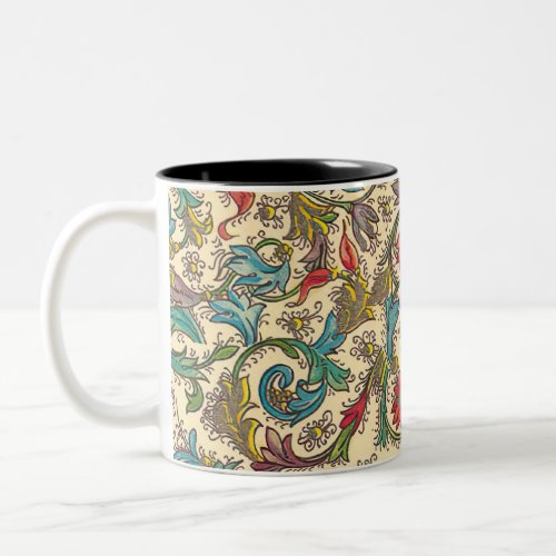 Italian Florentine Flourishes Two_Tone Coffee Mug