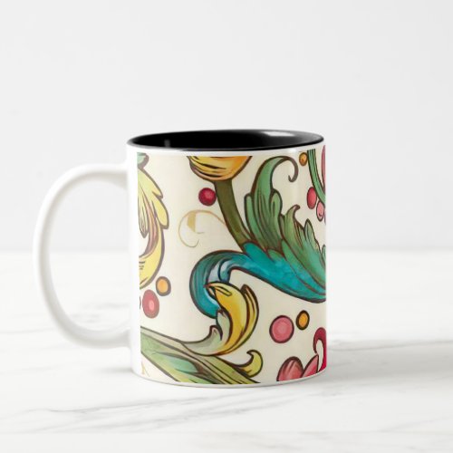 Italian Florentine Flourishes Two_Tone Coffee Mug