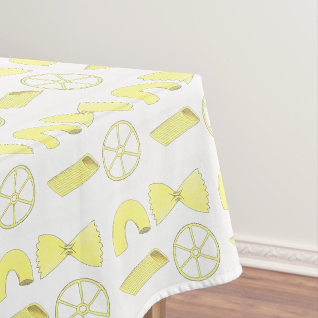 Italian Food Cooking Kitchen Pasta Penne Macaroni Tablecloth (In Situ)