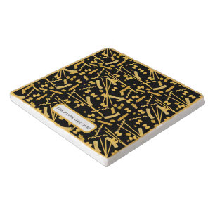 Italian food, pasta pattern trivet