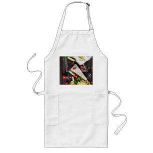 Italian Food Personalize Text Long Apron