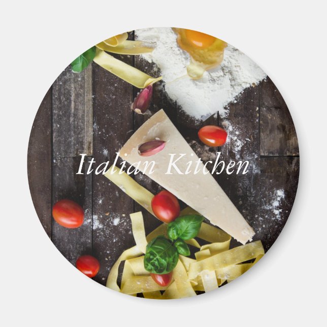 Italian Food Personalize Text Magnet (Front)
