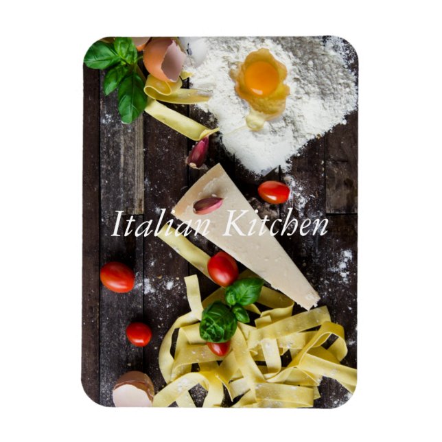 Italian Food Personalize Text Magnet (Vertical)