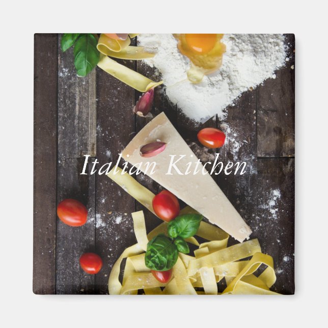Italian Food Personalize Text Magnet (Front)