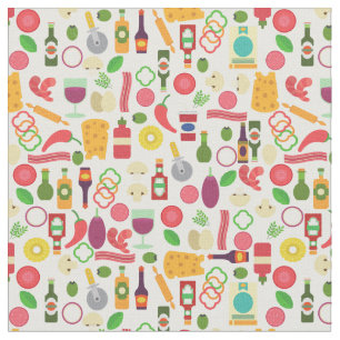 italian food pizzeria pizza ingredients fabric