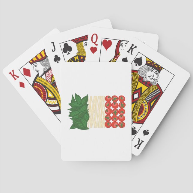 Italian Food Poker Cards (Back)