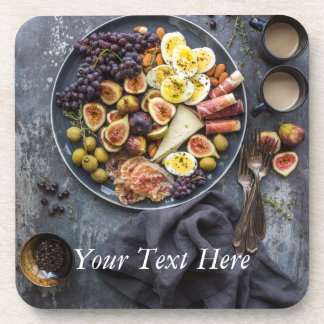 Italian Food Selection Drink Coaster