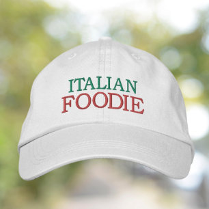 Italian Foodie Funny Embroidered Baseball Cap