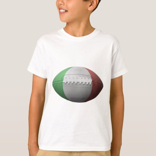 Italian Football Flag T-Shirt Italian Football Flag T_Shirt