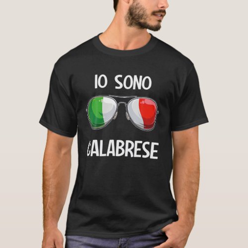 Italian Funny Italy Slang Italia Pun Io Sono Calab T_Shirt
