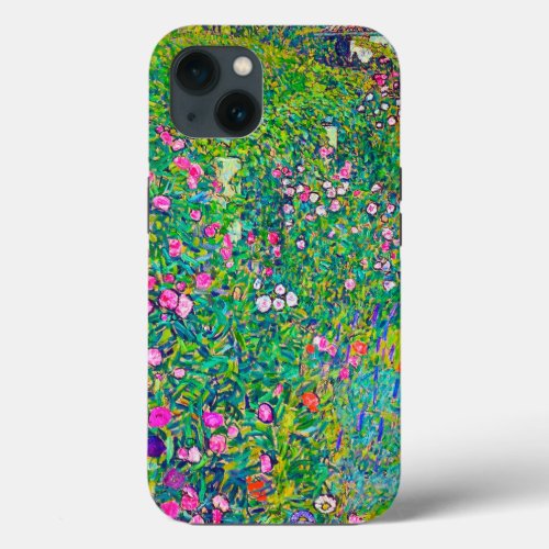 Italian Garden Gustav Klimt iPhone 13 Case
