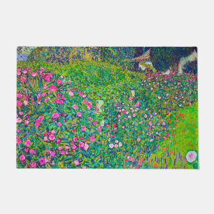 Italian Garden, Gustav Klimt Doormat
