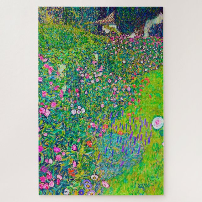 Italian Garden, Gustav Klimt Jigsaw Puzzle (Vertical)