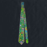Italian Garden, Gustav Klimt Neck Tie<br><div class="desc">Gustav Klimt (July 14, 1862 – February 6, 1918) was an Austrian symbolist painter and one of the most prominent members of the Vienna Secession movement. Klimt is noted for his paintings, murals, sketches, and other objets d'art. In addition to his figurative works, which include allegories and portraits, he painted...</div>