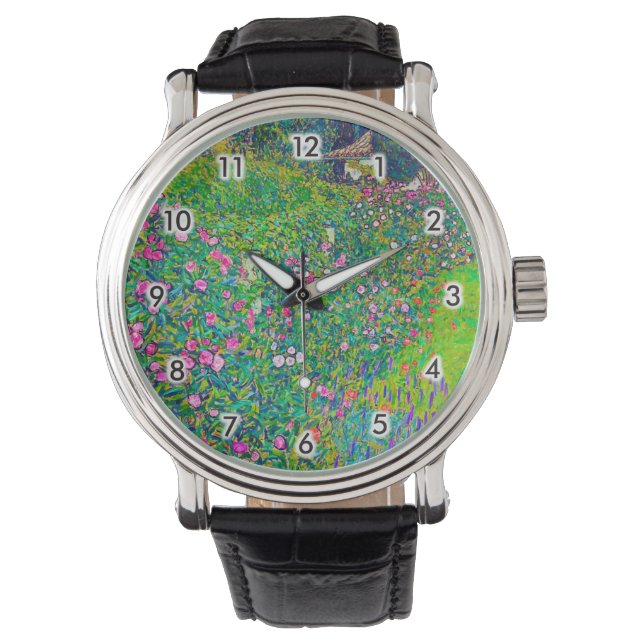 Italian Garden, Gustav Klimt Watch (Front)