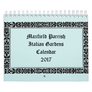 Italian Gardens by Maxfield Parrish Calendar