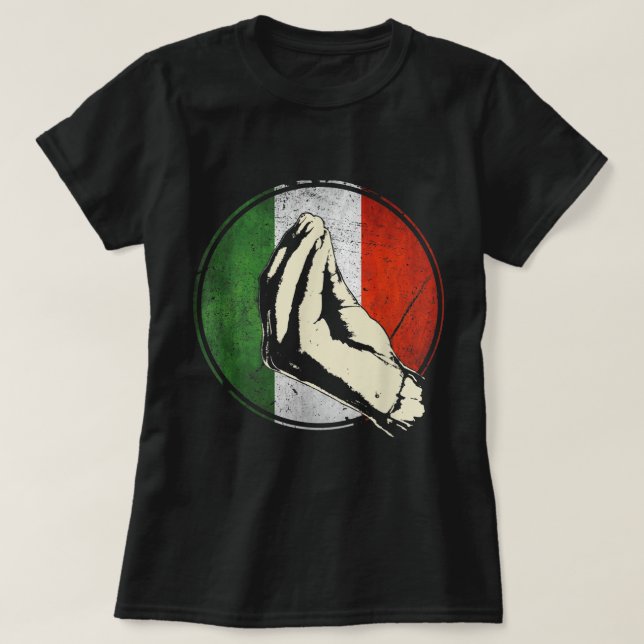 Italian Gif Funny Italy   T-Shirt (Design Front)