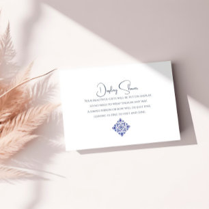 Italian Gift Registry Card Elegant Bridal