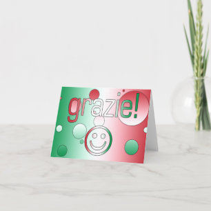 Italian Gifts : Thank You / Grazie Face