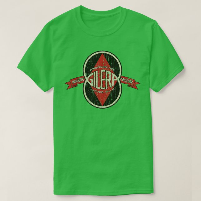 Italian Gilera Motorcycles 1909  T-Shirt (Design Front)