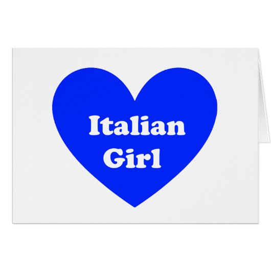 Italian Girl (Front Horizontal)