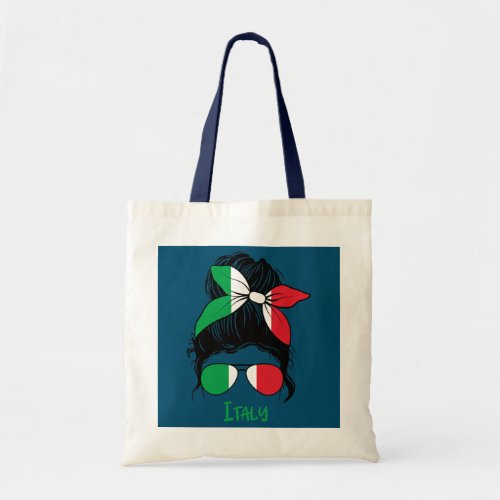 Italian Girl Italy Girl Italia Woman Flag  Tote Bag