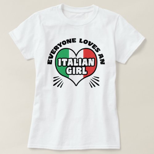 Italian Girl T_Shirt
