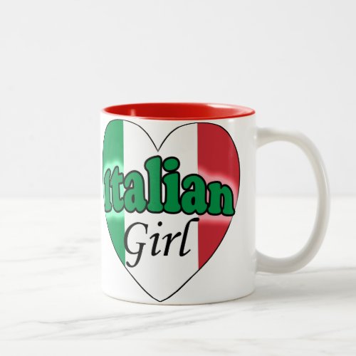 Italian Girl Two_Tone Coffee Mug