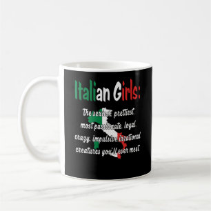 ITALIAN GIRLS FUNNY COFFEE MUG