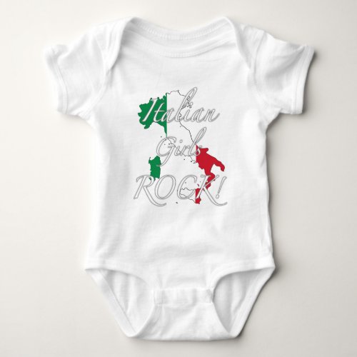 Italian Girls Rock Baby Bodysuit