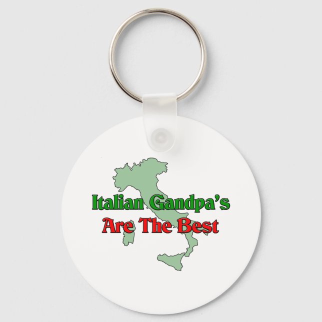 Italian grandpa's are the best keychain (Front)