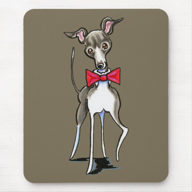 Italian Greyhound Antonio Mouse Pad (Front)