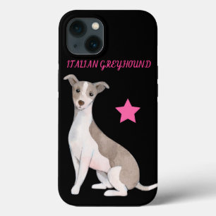 ITALIAN GREYHOUND APPLE IPHONE 13 CASE. CASE