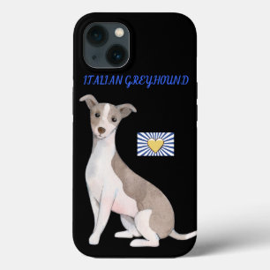 ITALIAN GREYHOUND APPLE IPHONE 13 CASE. iPhone 13 CASE