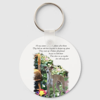 Italian Greyhound Art Gifts Keychain