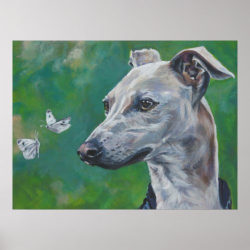 italian greyhound art print