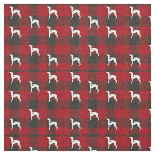 Italian Greyhound Buffalo Check Joann Fabric