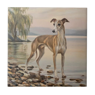 Italian Greyhound Ceramic Tile