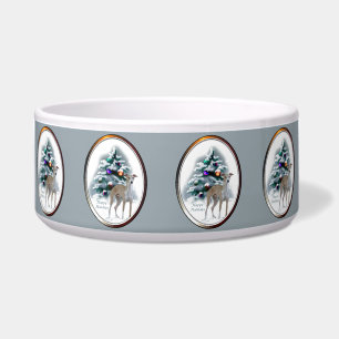 Italian Greyhound Christmas  Bowl