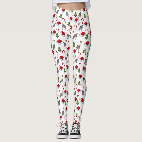 Italian Greyhound Christmas Leggings