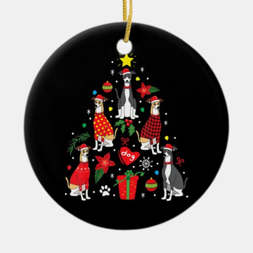 Italian Greyhound Christmas Ornament Tree Dog Mom