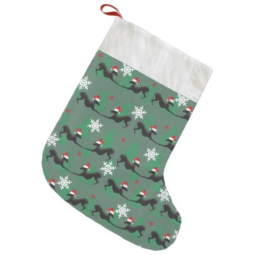 Italian Greyhound Christmas Stocking