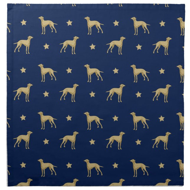 ITALIAN GREYHOUND CLOTH NAPKIN (Front)