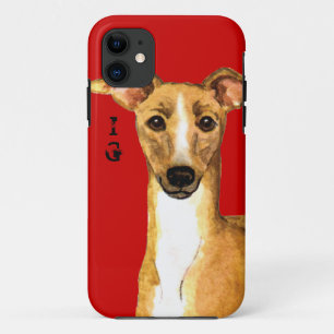 Italian Greyhound Color Block iPhone 11 Case
